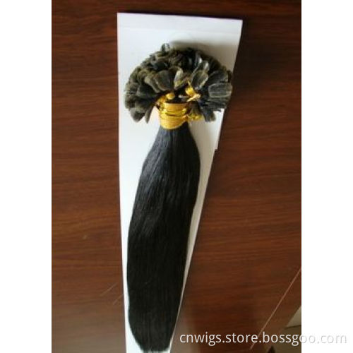 Italian Keratin Prebonded Remy U-tip Human Hair Extension, Various Colors/Waves are Available